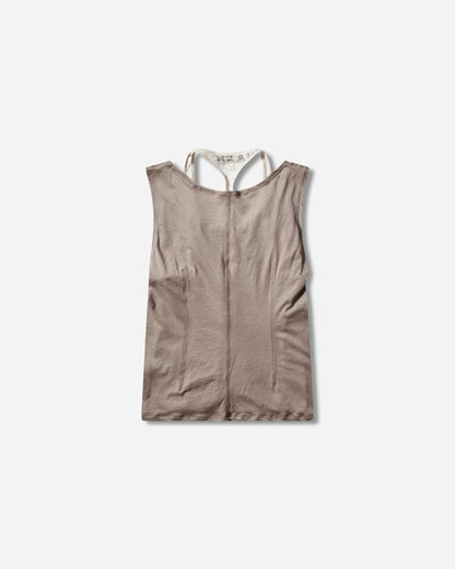 Our Legacy Wmns Swim Tank Velvet Sand Airveil Cotton T-Shirts Top W2266SV 001