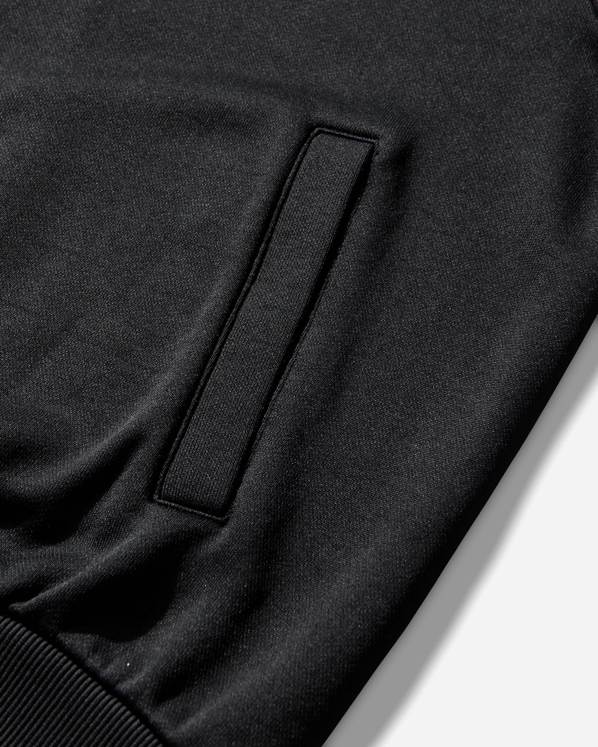 Our Legacy Mob Jacket Prime Black True Track Jersey Sweatshirts Zip-Ups M2256MP 001