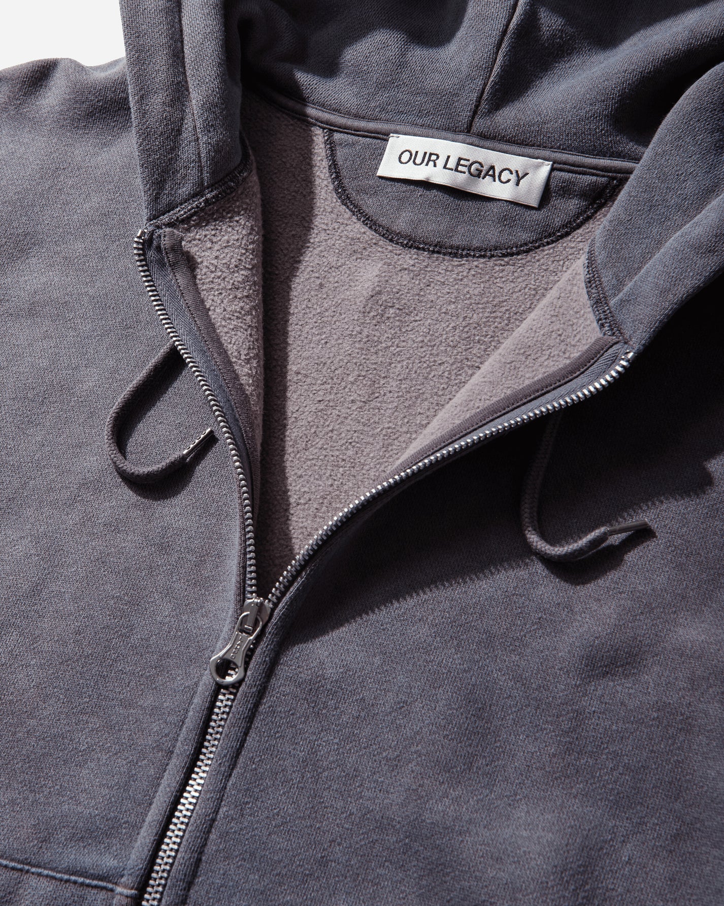 Our Legacy Rascal Hood Antique Amethyst Star Fleece Sweatshirts Zip-Ups M2266RA 001