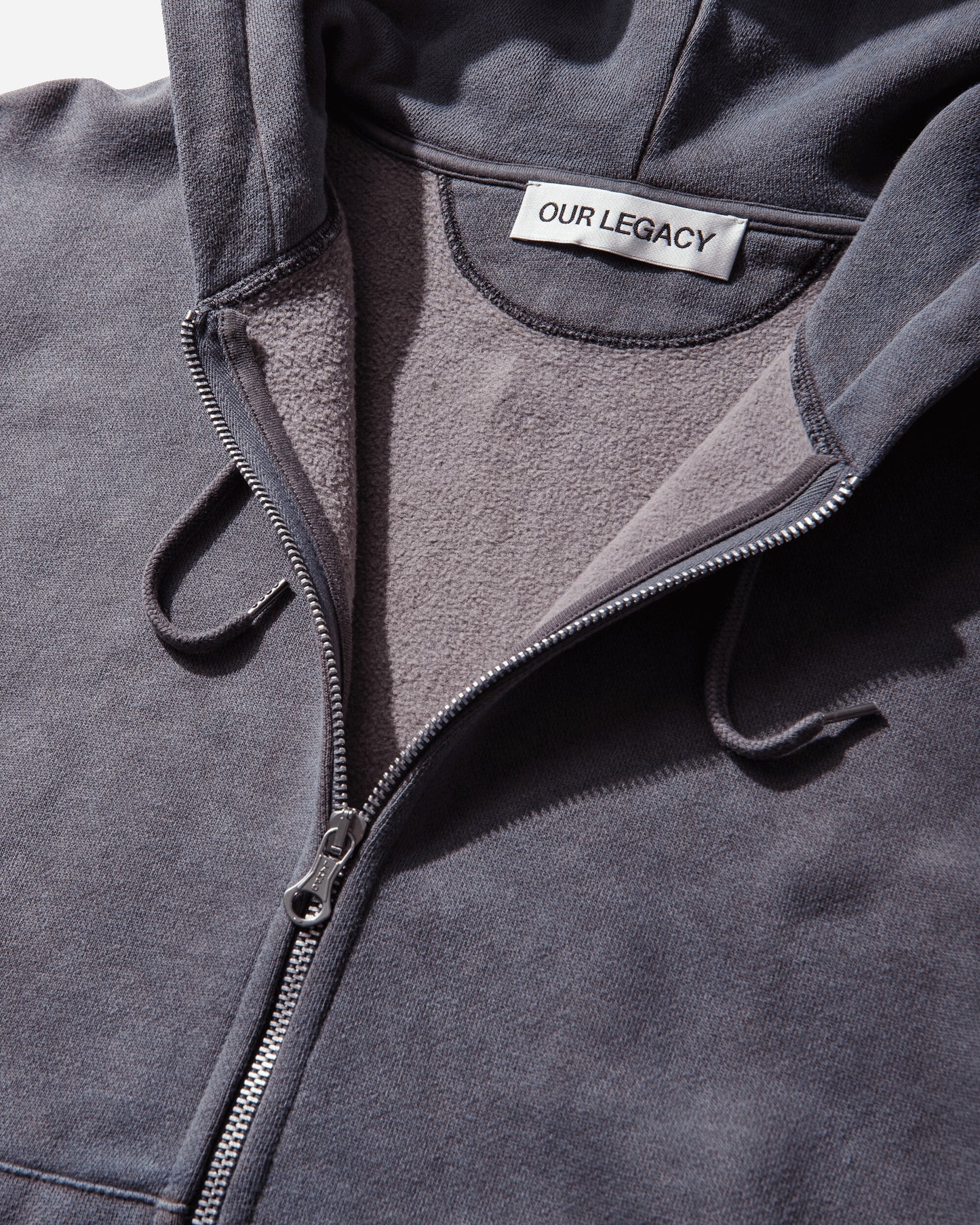 Our Legacy Rascal Hood Antique Amethyst Star Fleece Sweatshirts Zip-Ups M2266RA 001