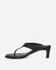 Our Legacy Wmns Karasu Sandal Malleable Black Bull Hide Classic Shoes High Heels A2267KAM 001