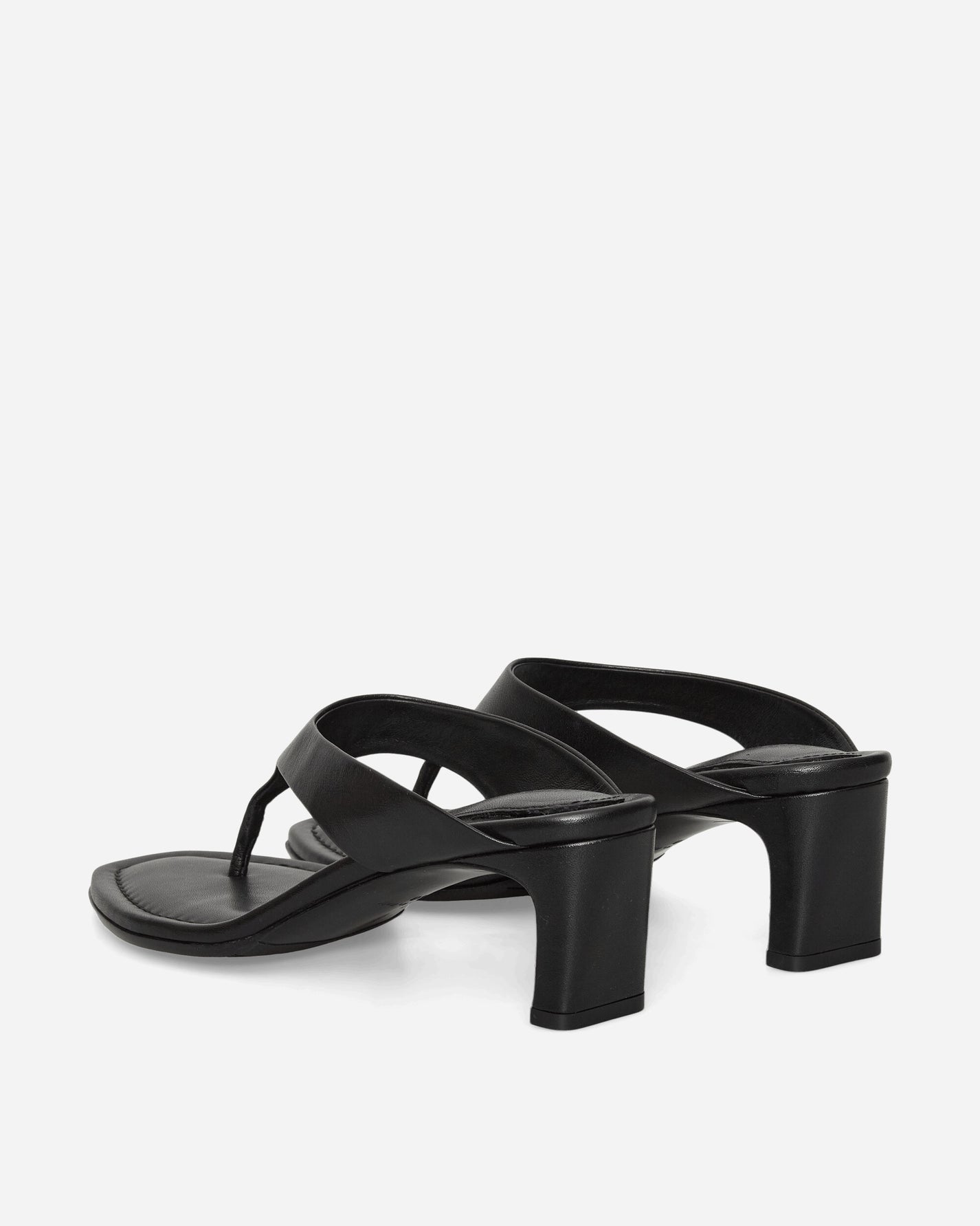 Our Legacy Wmns Karasu Sandal Malleable Black Bull Hide Classic Shoes High Heels A2267KAM 001