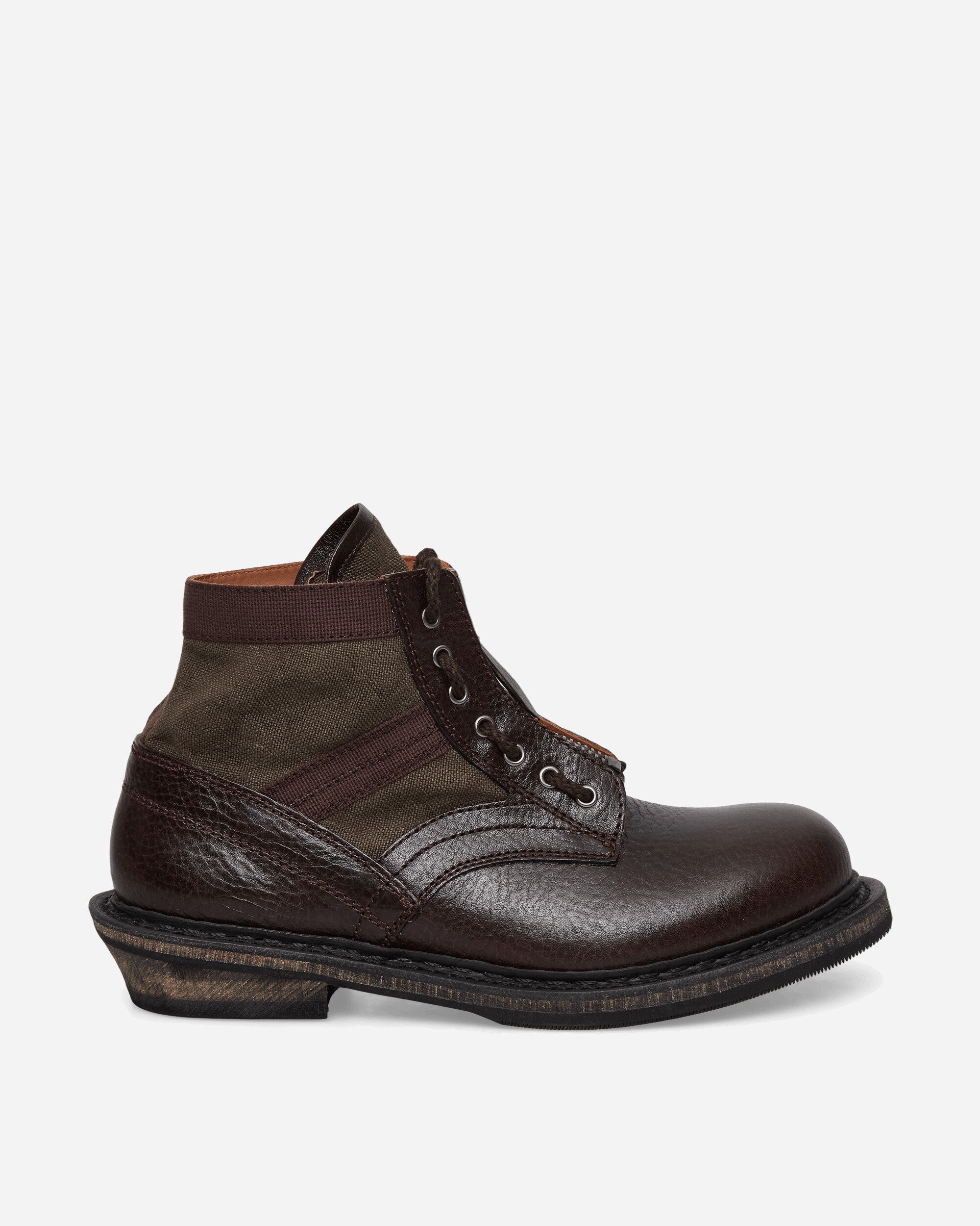 Our Legacy Bushline Boot Deep Americano Leather Boots Mid Boot A2267BDA 001