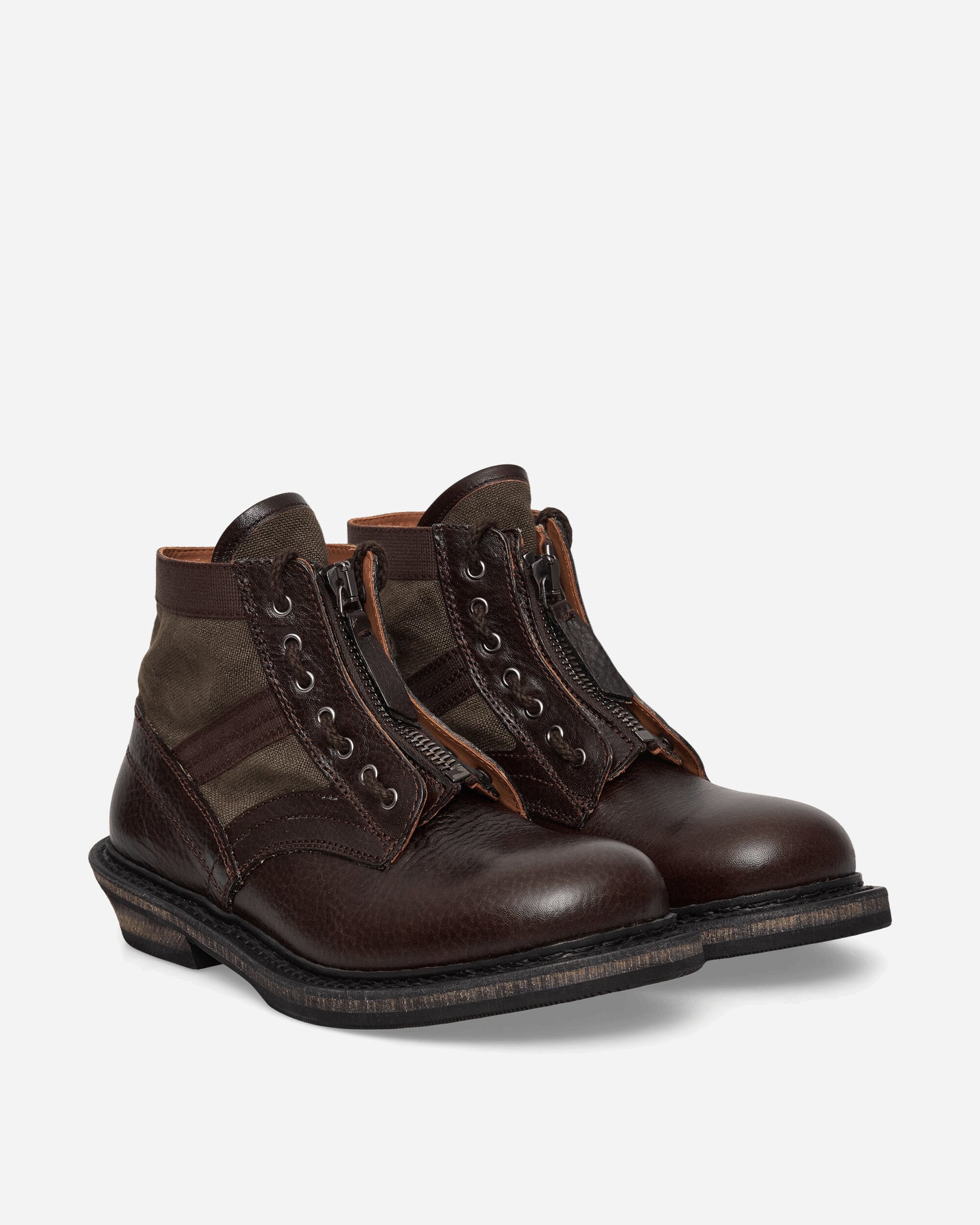 Our Legacy Bushline Boot Deep Americano Leather Boots Mid Boot A2267BDA 001