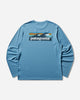 Patagonia M'S L/S Cap Cool Daily Shirt - Boardshort Logo Shore Blue T-Shirts Longsleeve 45457 SHRX