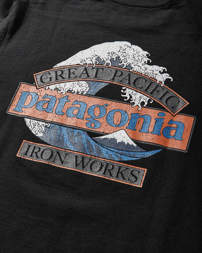 Patagonia M'S Great Waves Responsibili-Tee Black T-Shirts Shortsleeve 37873 BLK