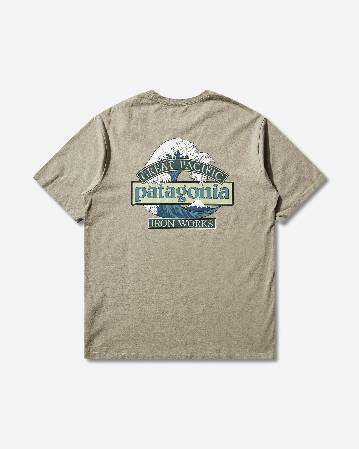 Patagonia M'S Great Waves Responsibili-Tee Gumtree Green T-Shirts Shortsleeve 37873 GMTG