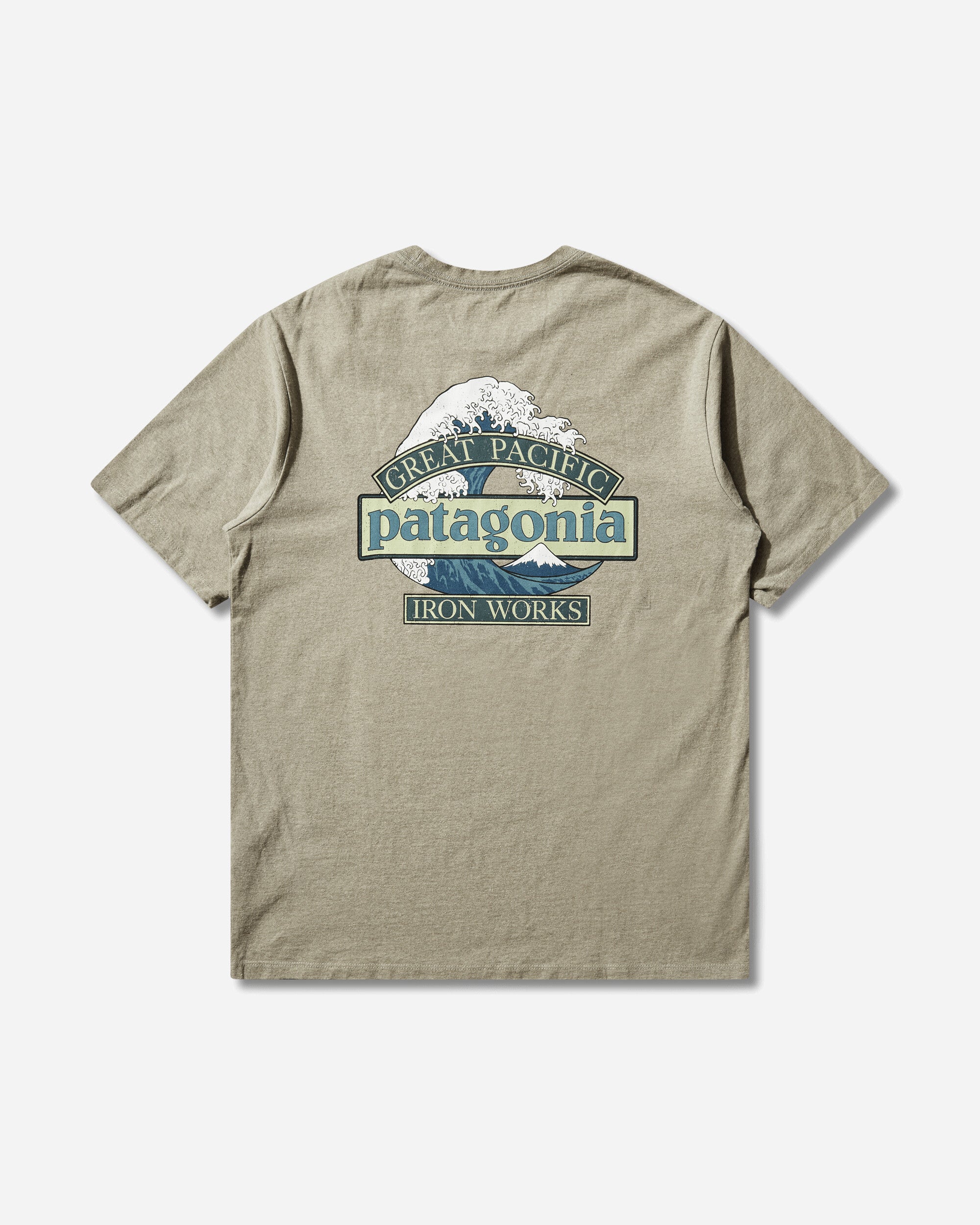 Patagonia M'S Great Waves Responsibili-Tee Gumtree Green T-Shirts Shortsleeve 37873 GMTG