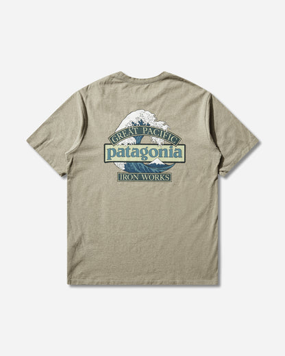 Patagonia M'S Great Waves Responsibili-Tee Gumtree Green T-Shirts Shortsleeve 37873 GMTG