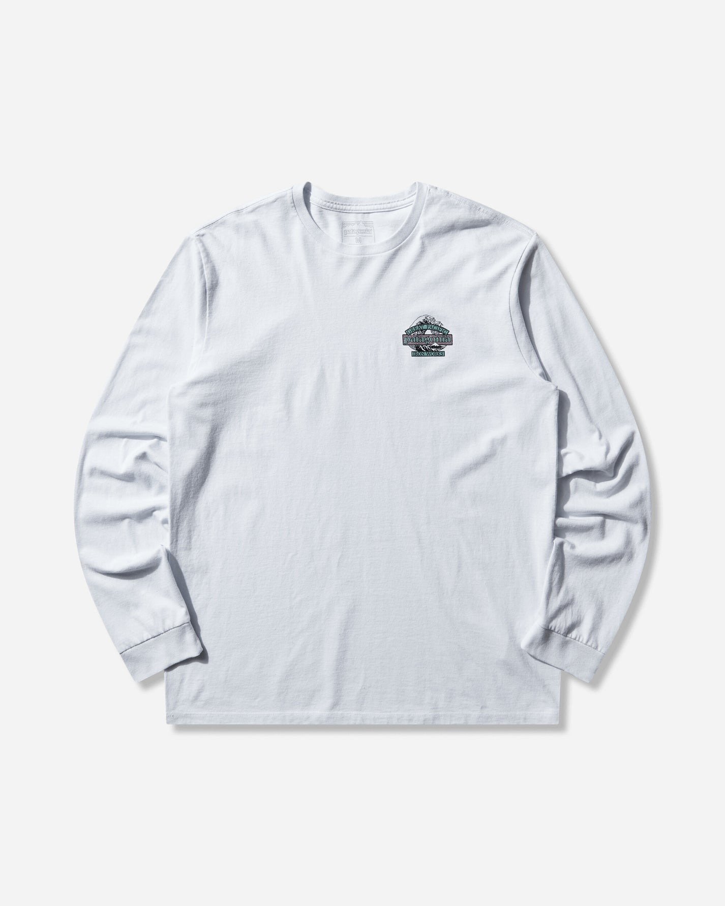 Patagonia M'S L/S Great Waves Responsibili-Tee White T-Shirts Shortsleeve 37876 WHI