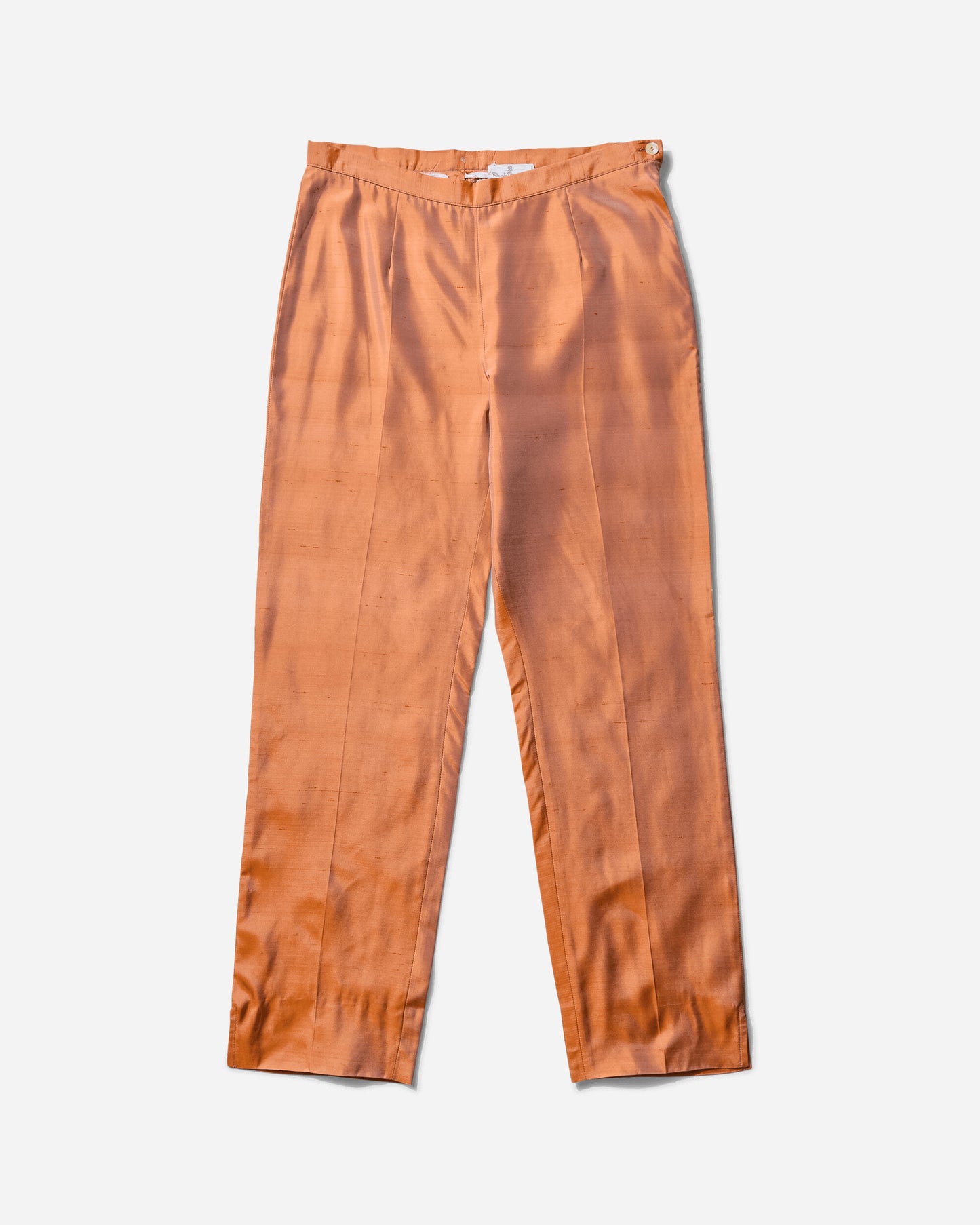 Pezze Vintage Wmns Renato Balestra Orange Iridescent Suit Silk Orange Coats and Jackets Blazers 0472421 1