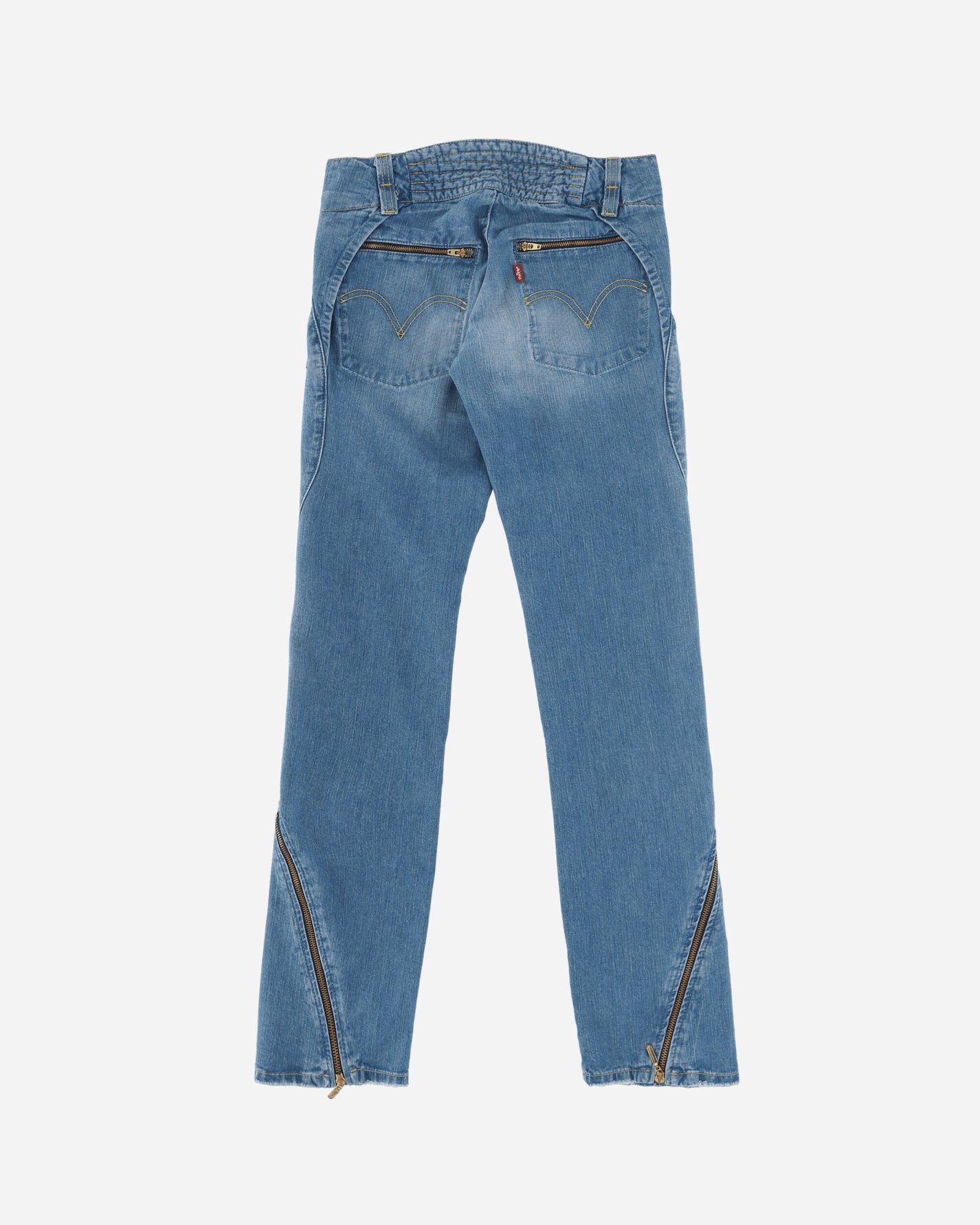 Pezze Vintage Wmns Levi'S Engineered Deadstock  Jeans With Zippers On The Ankles Black Pants Denim 0672427 1