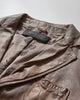 Pezze Vintage Wmns Myskin Faded Leather Blazer Brown Coats and Jackets Leather Jackets 0572412 1