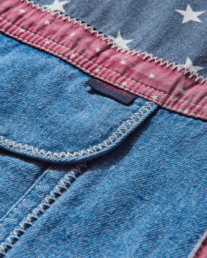 Pezze Vintage Stars Denim Shirt Blue Shirts Longsleeve Shirt 27244 1