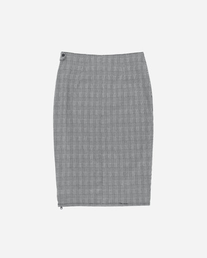 Pezze Vintage Wmns Onyx Skirt With Zipper On The Side Grey Skirts Midi 077246 1