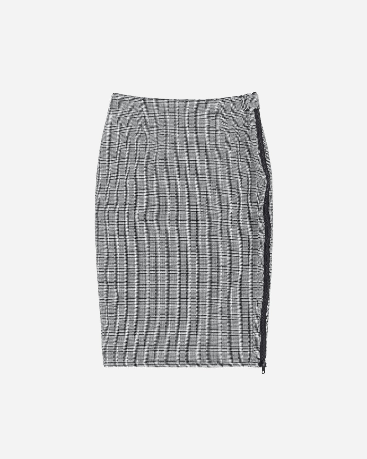 Pezze Vintage Wmns Onyx Skirt With Zipper On The Side Grey Skirts Midi 077246 1