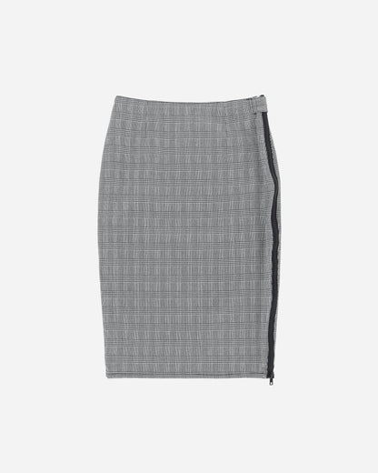 Pezze Vintage Wmns Onyx Skirt With Zipper On The Side Grey Skirts Midi 077246 1