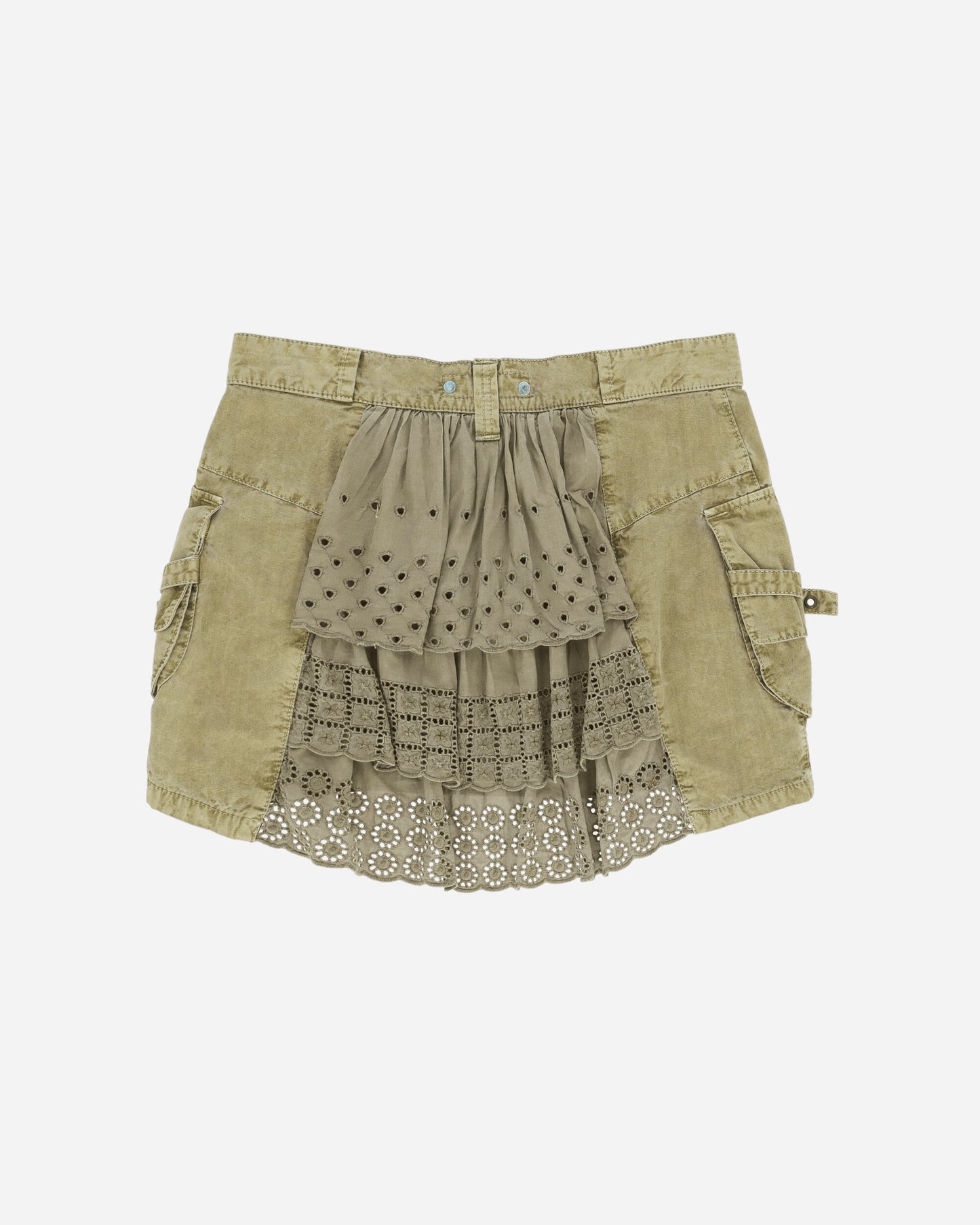 Pezze Vintage Wmns Fornarina Mini Skirt From The 00S Green Skirts Mini 077249 1