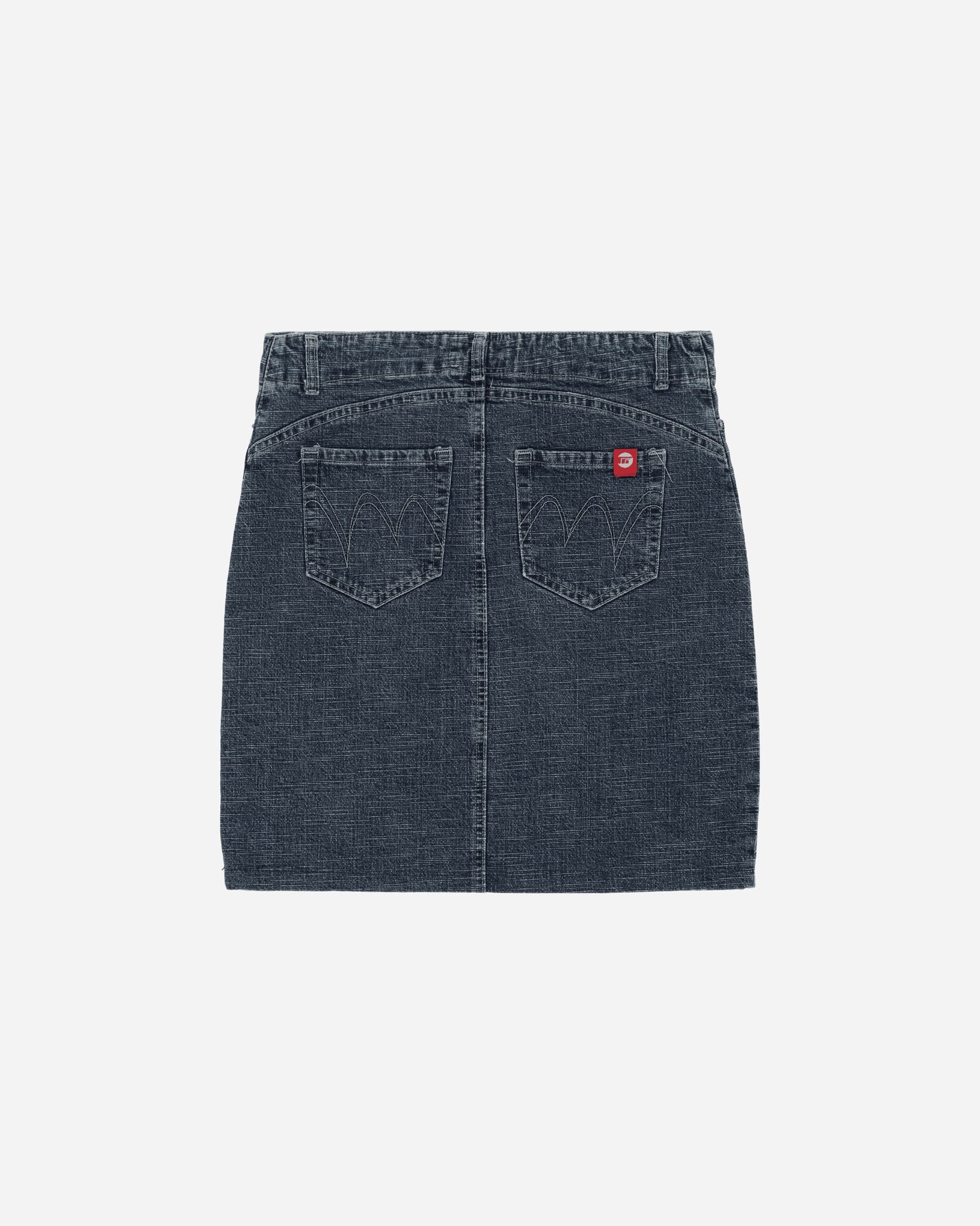 Pezze Vintage Wmns Met Denim Skirt White Skirts Mini 0772411 1