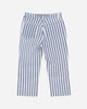 Pezze Vintage Wmns Marithé François Girbaud Striped Capri Trousers Blue Shorts Short 0772419 1