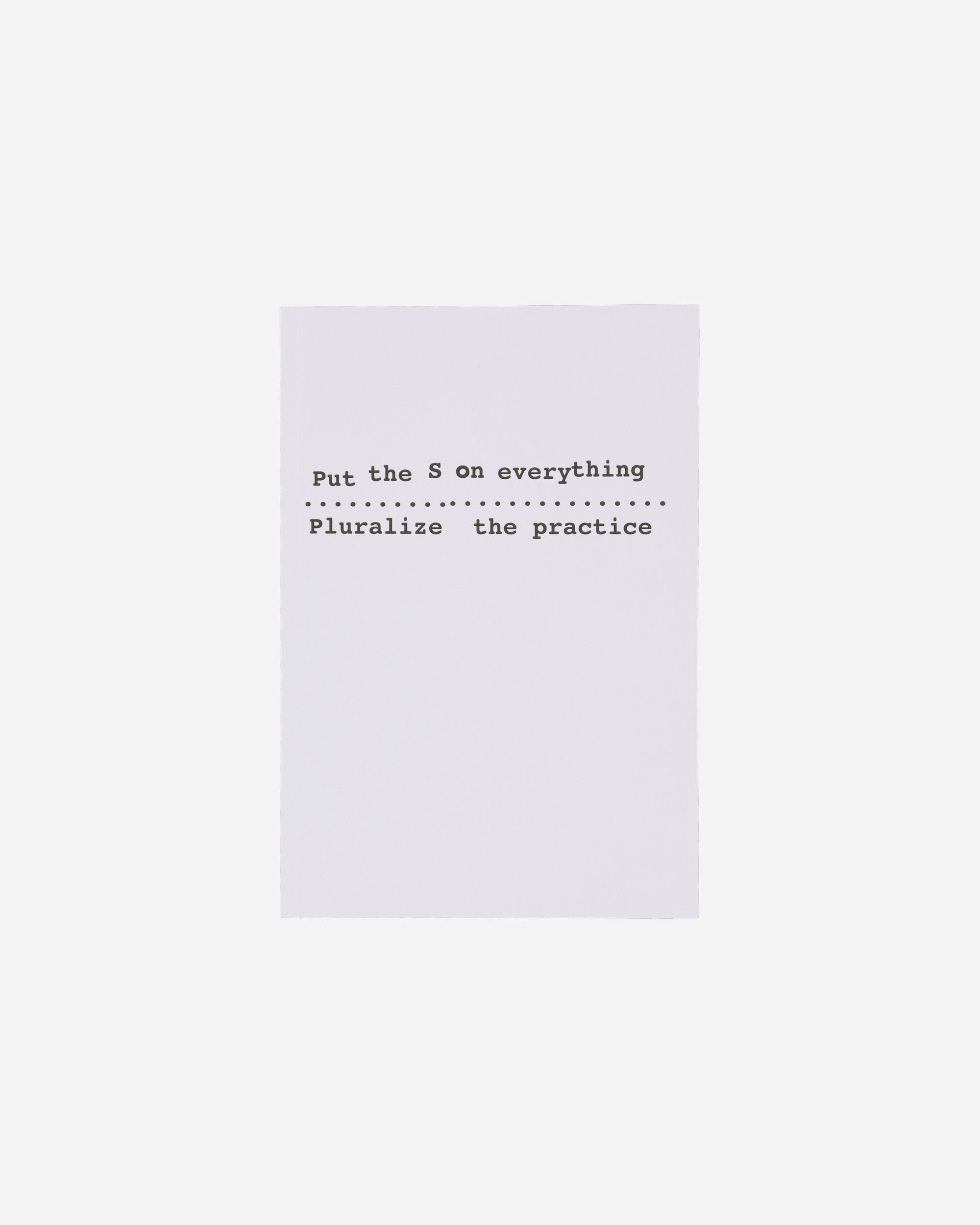 Pluralize The Practice Pluralize The Practice Photozine Multi Books and Magazines Magazines PLURALIZE01 001