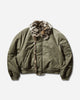 Protocol Index Exaggerated Shoulder Fur N2B Olive Coats and Jackets Bomber Jackets PI26SSMO01 OLIVE