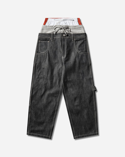 Protocol Index 3 Layered Denim Pants Indigo Blue Pants Denim PIS26SSMB07 BLUE