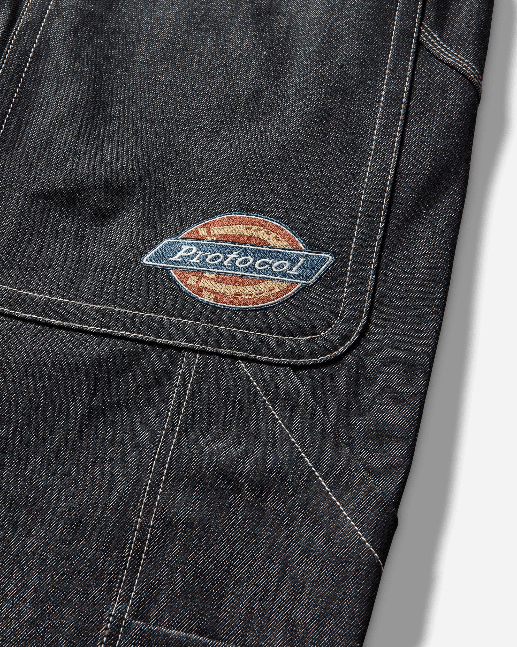 Protocol Index 3 Layered Denim Pants Indigo Blue Pants Denim PIS26SSMB07 BLUE