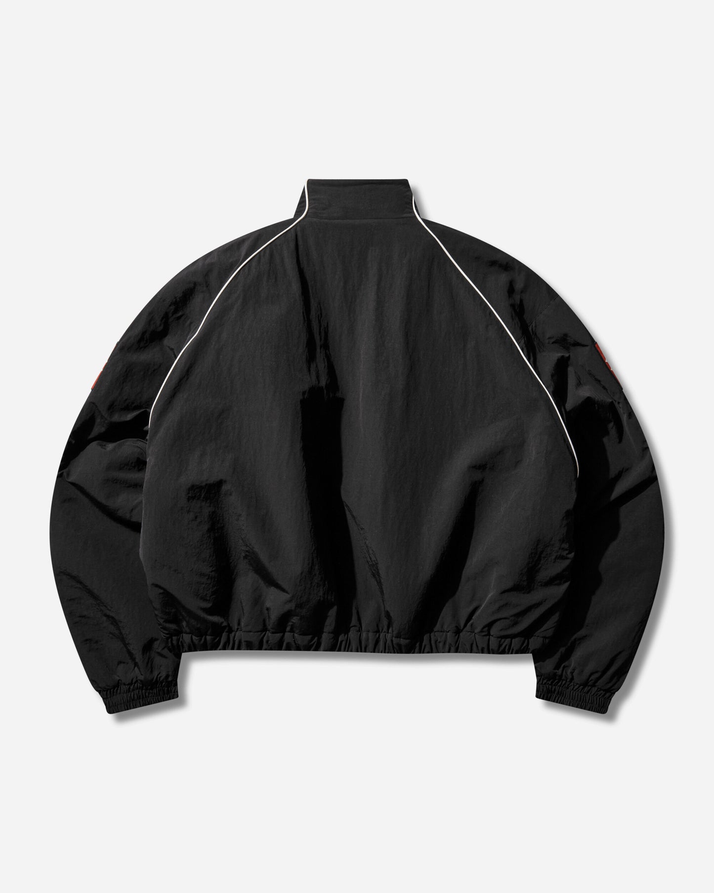 Protocol Index Exaggerated Shoulder Track Jacket Black Coats and Jackets Jackets PI26SSMO07 BLACK