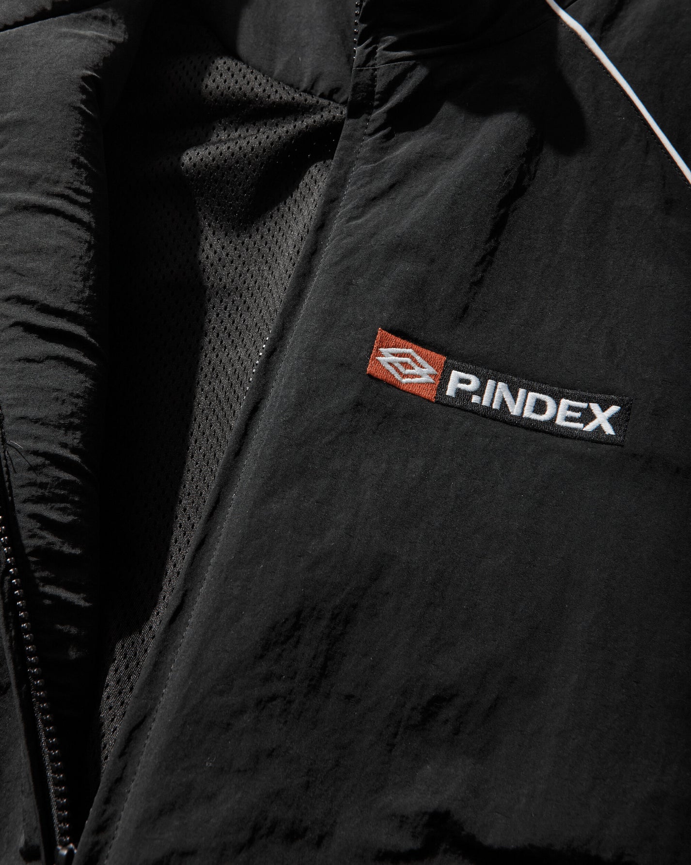 Protocol Index Exaggerated Shoulder Track Jacket Black Coats and Jackets Jackets PI26SSMO07 BLACK