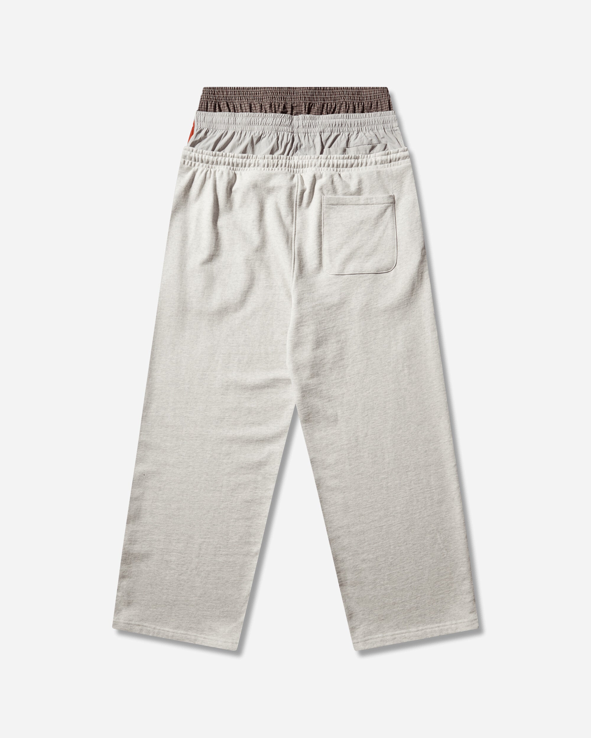 Protocol Index 3 Layered Sweat Pants White Melange Pants Sweatpants PIS26SSMB08 WHITE