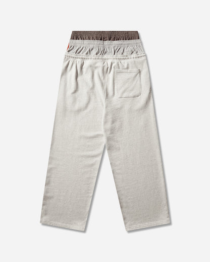 Protocol Index 3 Layered Sweat Pants White Melange Pants Sweatpants PIS26SSMB08 WHITE