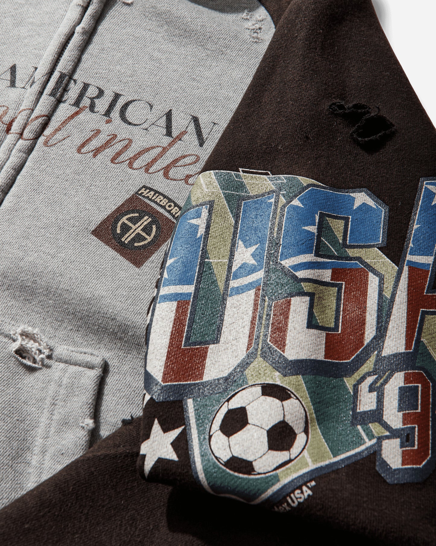 Protocol Index Tight Fit Reconstructed Zip Hoodie Black/Melange Grey Sweatshirts Zip-Ups PI26SSMH06 BLACK