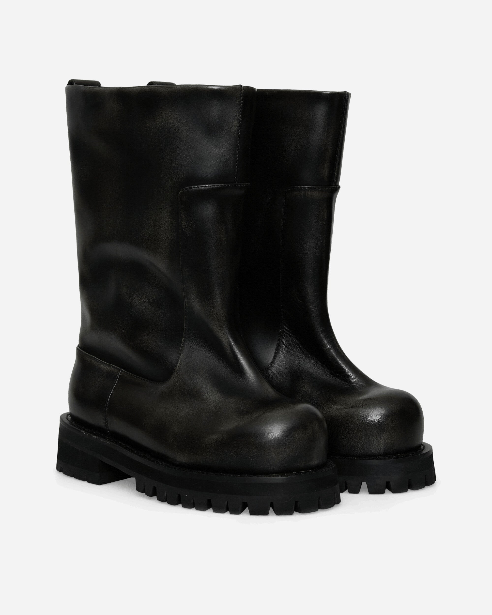 Protocol Index Distressed Shaft Boots Black Boots Knee PIS26SSMA05 BLACK