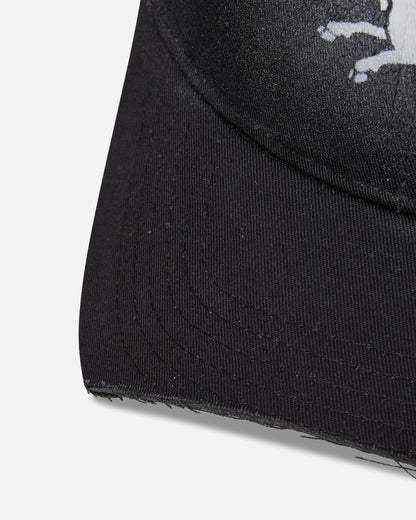 Prototypes Sprayed Goat Cut Up Cap Black Hats Caps PT09ACC02USBK BLACK