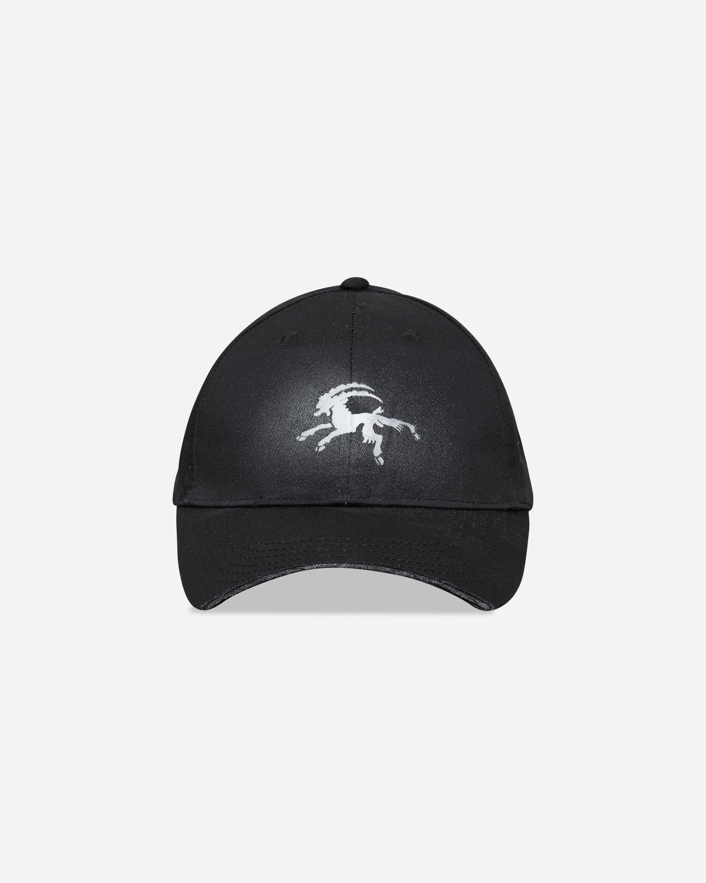 Prototypes Sprayed Goat Cut Up Cap Black Hats Caps PT09ACC02USBK BLACK