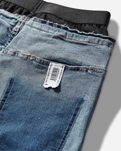 Prototypes Waistband Denim Jeans Loose Fit Blue Pants Denim PT09DE05USBL BLUE