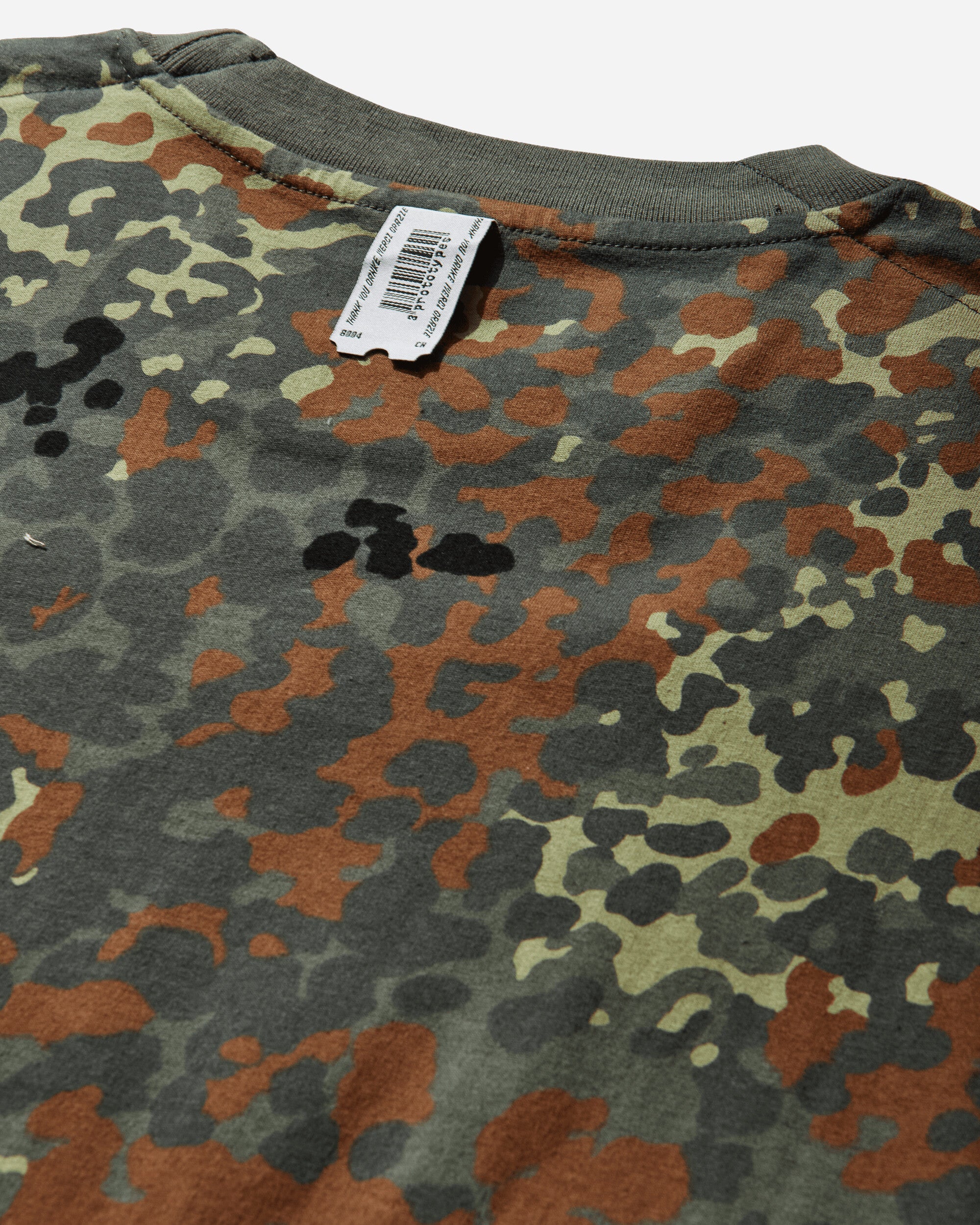 Prototypes Goat Stencil Camo Tee Green T-Shirts Shortsleeve PT09JE13USGR GREEN