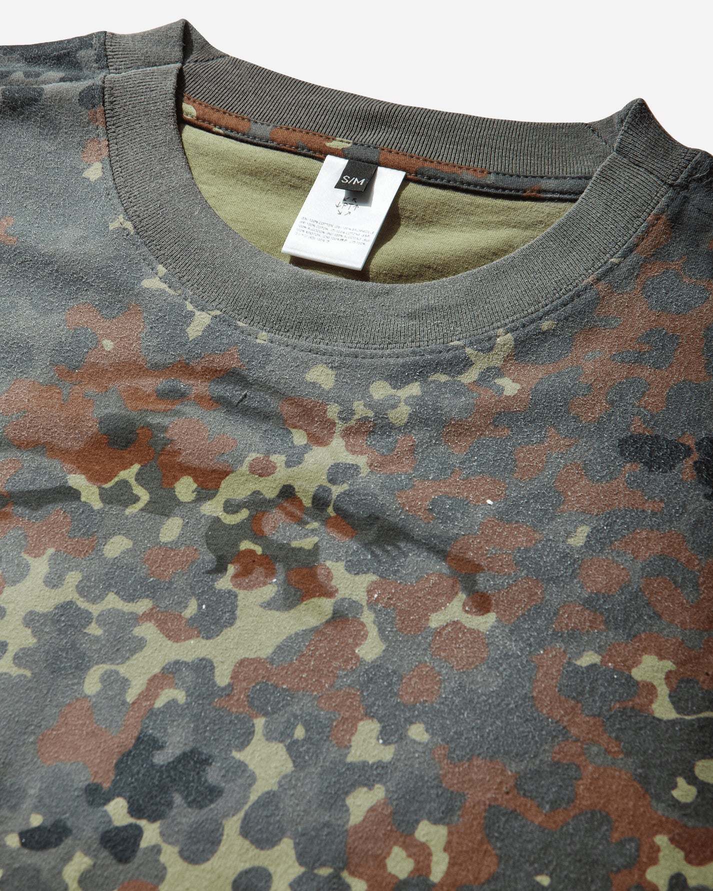 Prototypes Goat Stencil Camo Tee Green T-Shirts Shortsleeve PT09JE13USGR GREEN