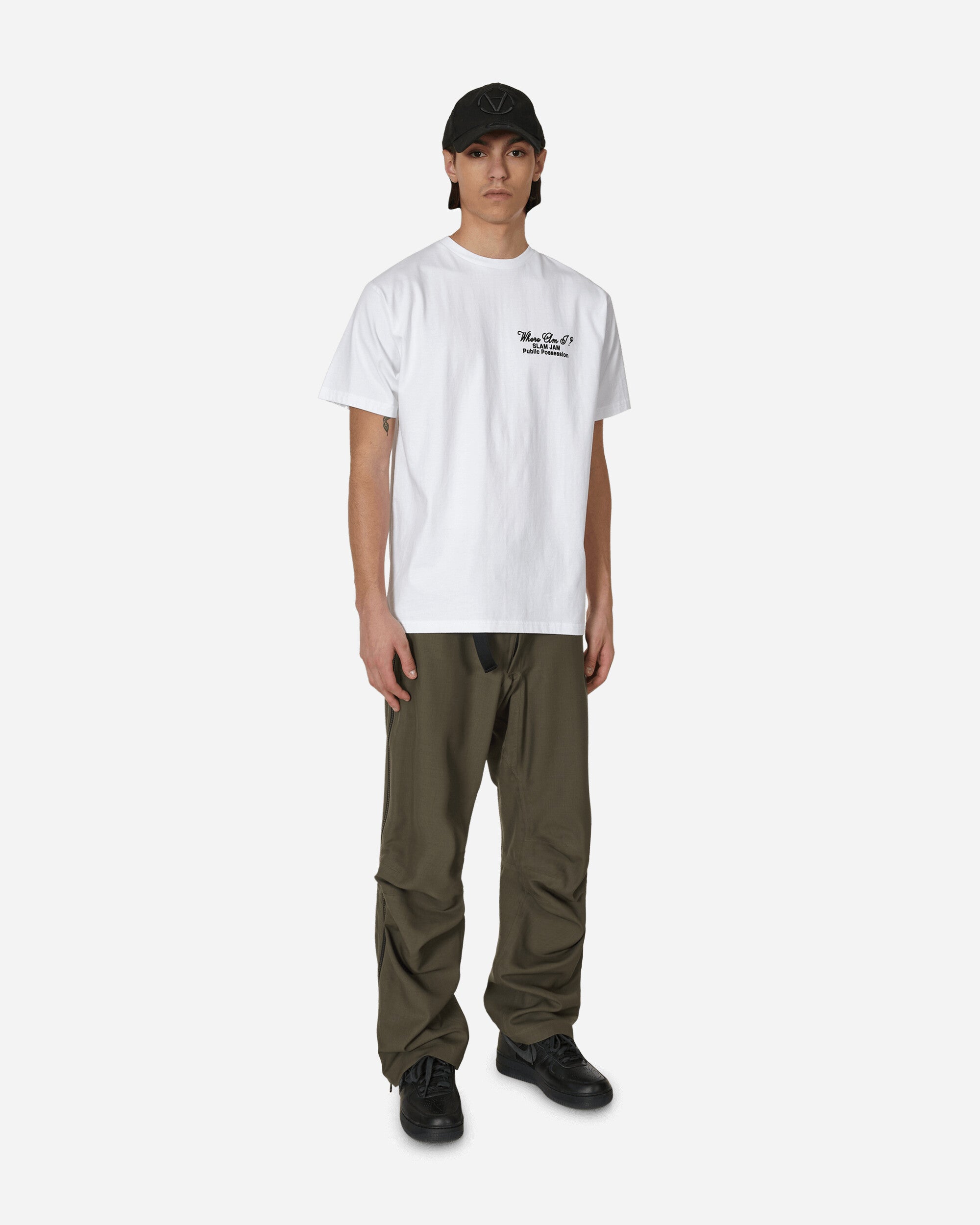 Public Possession Dog Doesn't Know Tee White T-Shirts Shortsleeve PPBILDTEE 001