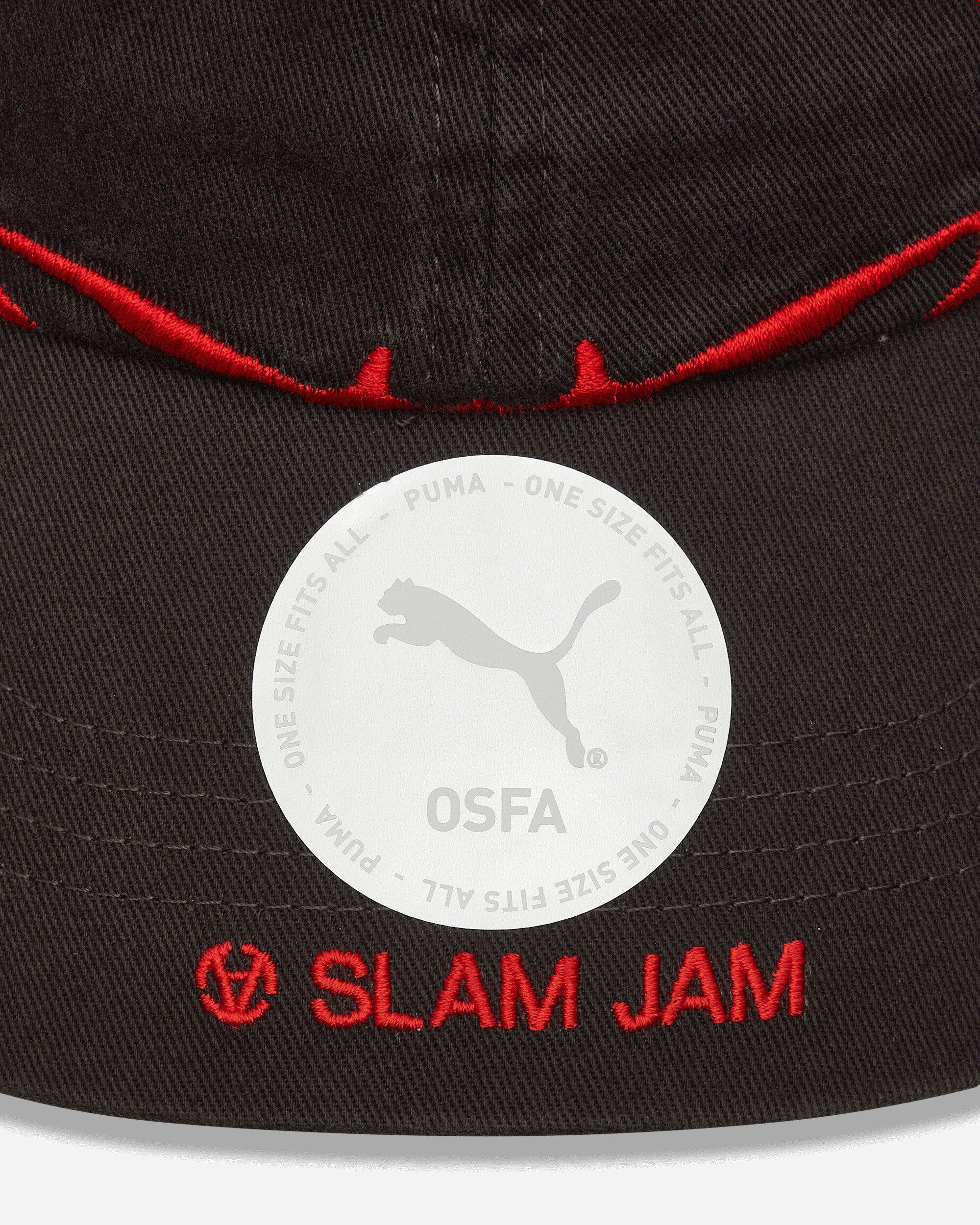 Puma ACM x Slam Jam Cap Black/For All Time Red Hats Caps 027658-01