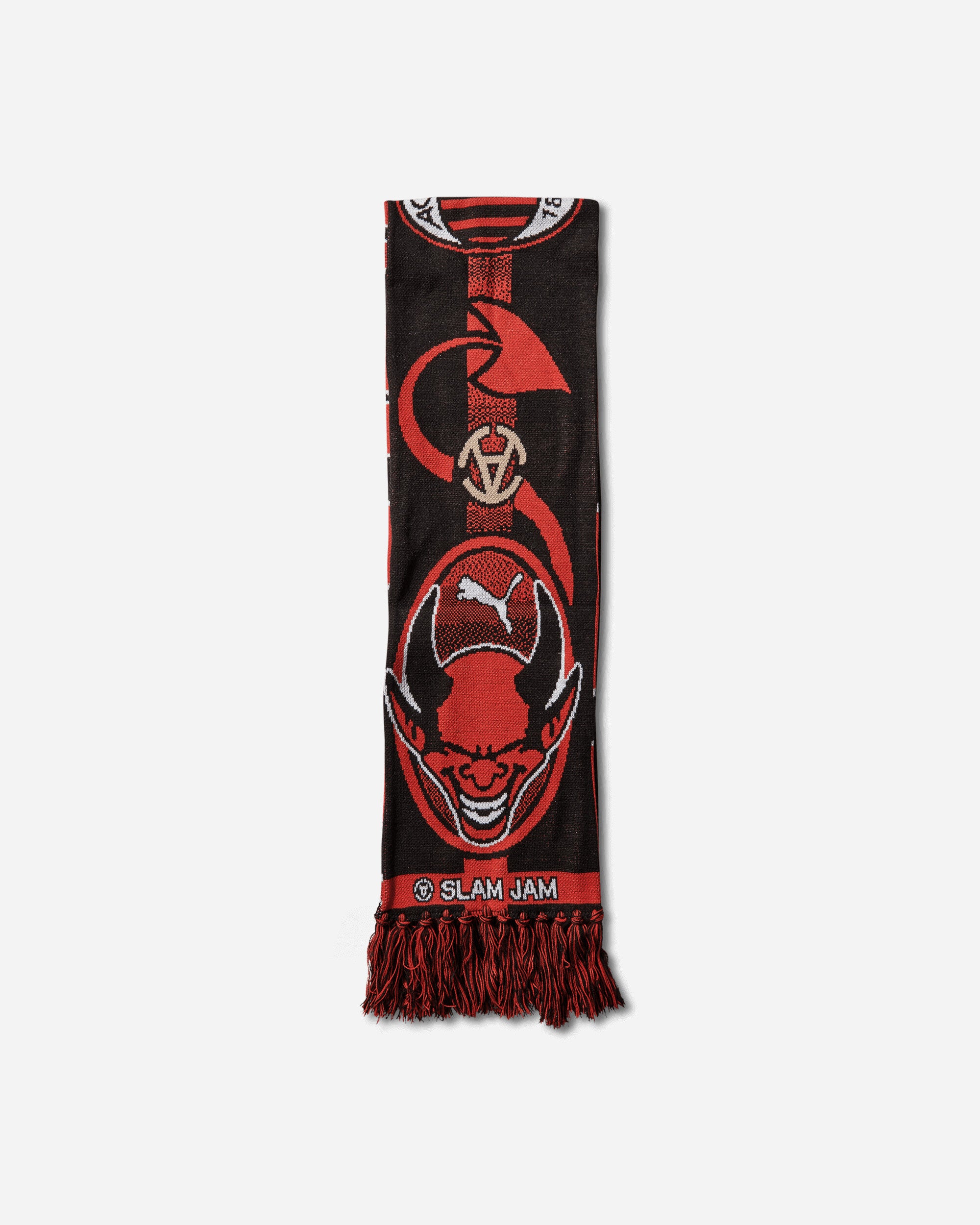 Puma ACM x Slam Jam Scarf Black/For All Time Red Gloves and Scarves Scarves and Warmneck 055144-01