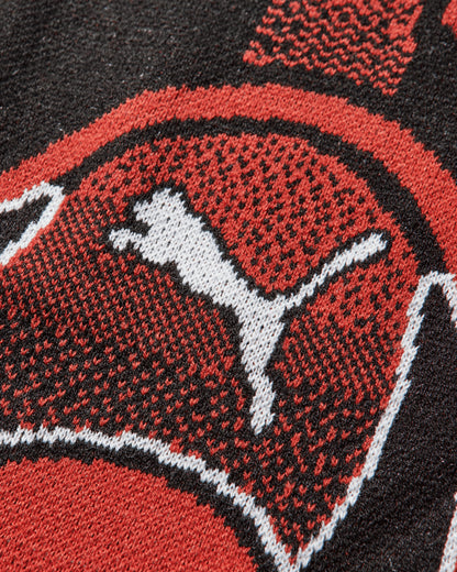 Puma ACM x Slam Jam Scarf Black/For All Time Red Gloves and Scarves Scarves and Warmneck 055144-01