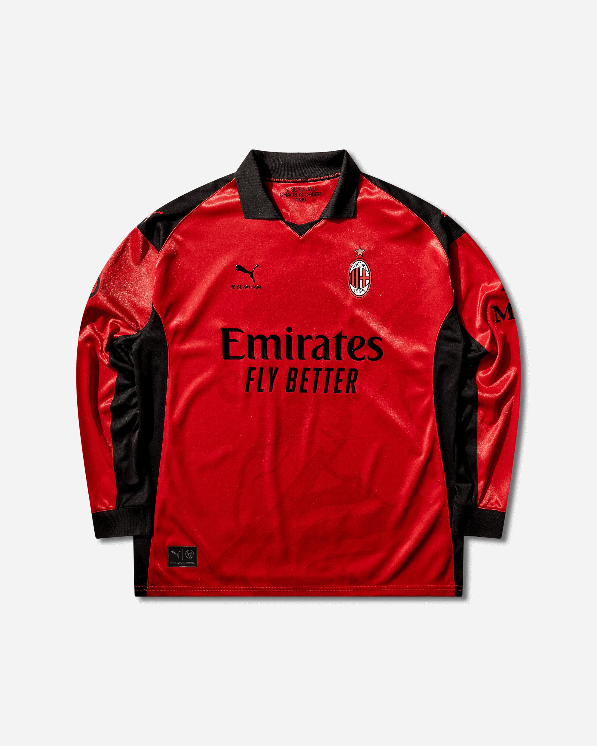 Puma ACM x Slam Jam Limited Edition Jersey LS Red T-Shirts Longsleeve 787636-02