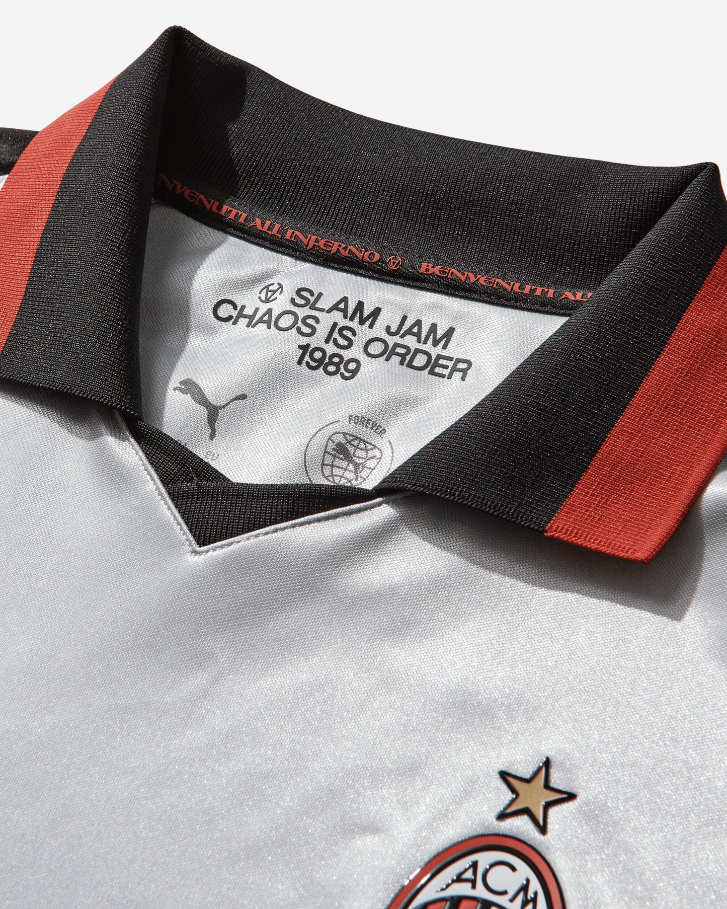 Puma ACM x Slam Jam Limited Edition Jersey LS W.Packaging Grey T-Shirts Longsleeve 787636-01