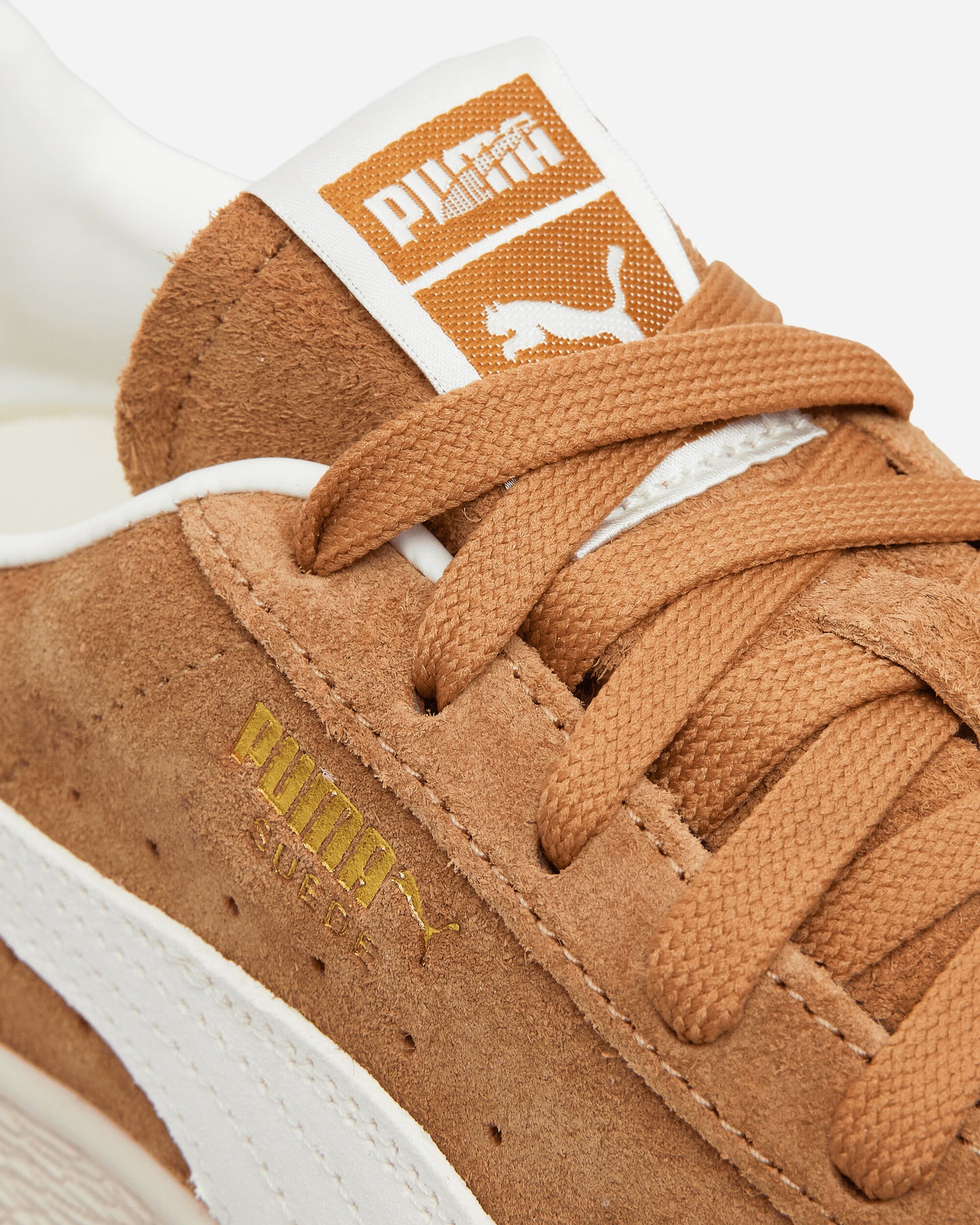 Puma Suede Charles F  Stead V Honey Butter/White Sneakers Low 403767-03