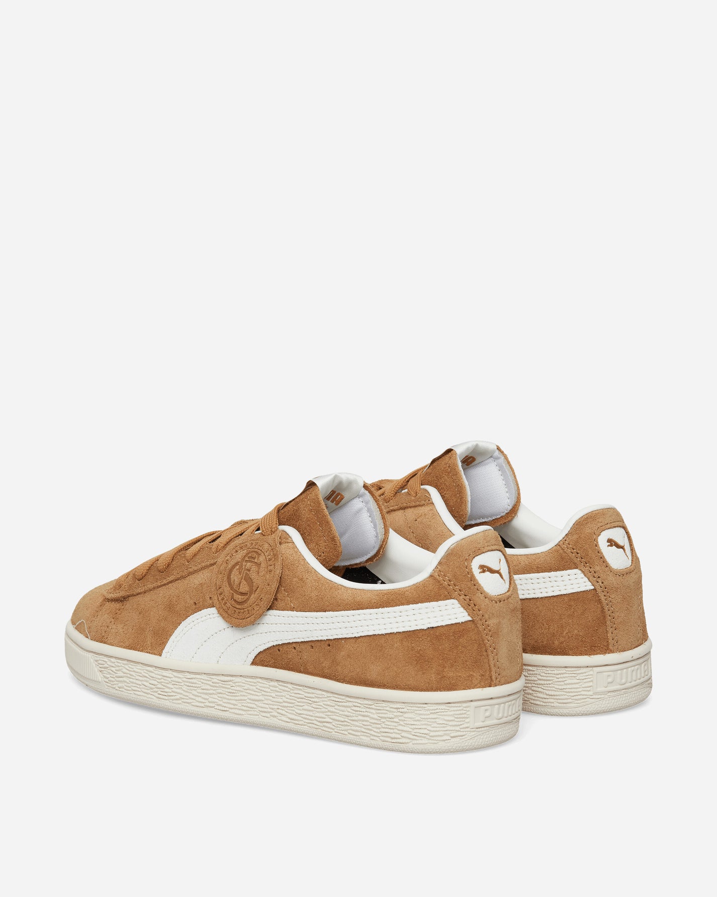 Puma Suede Charles F  Stead V Honey Butter/White Sneakers Low 403767-03