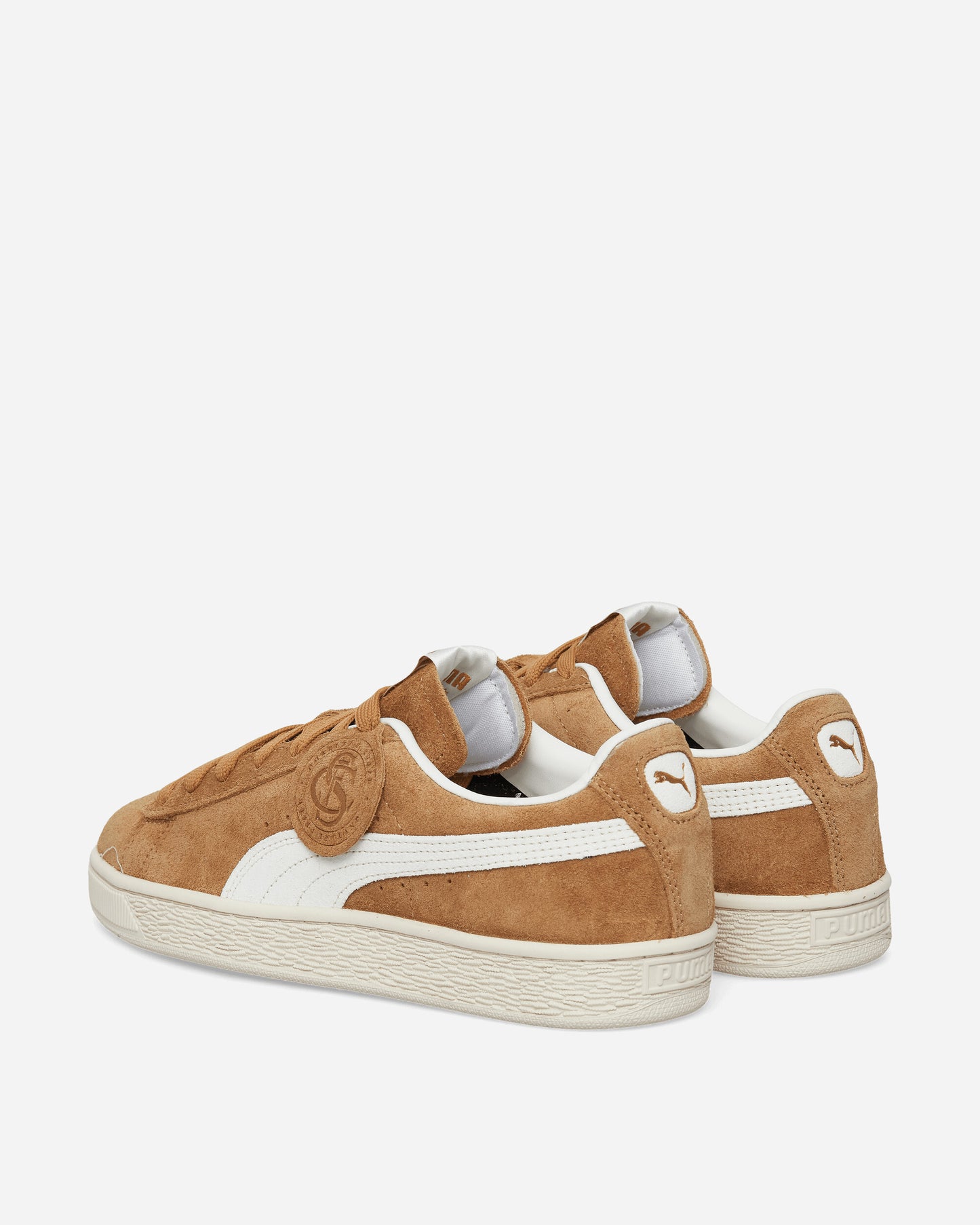 Puma Suede Charles F  Stead V Honey Butter/White Sneakers Low 403767-03