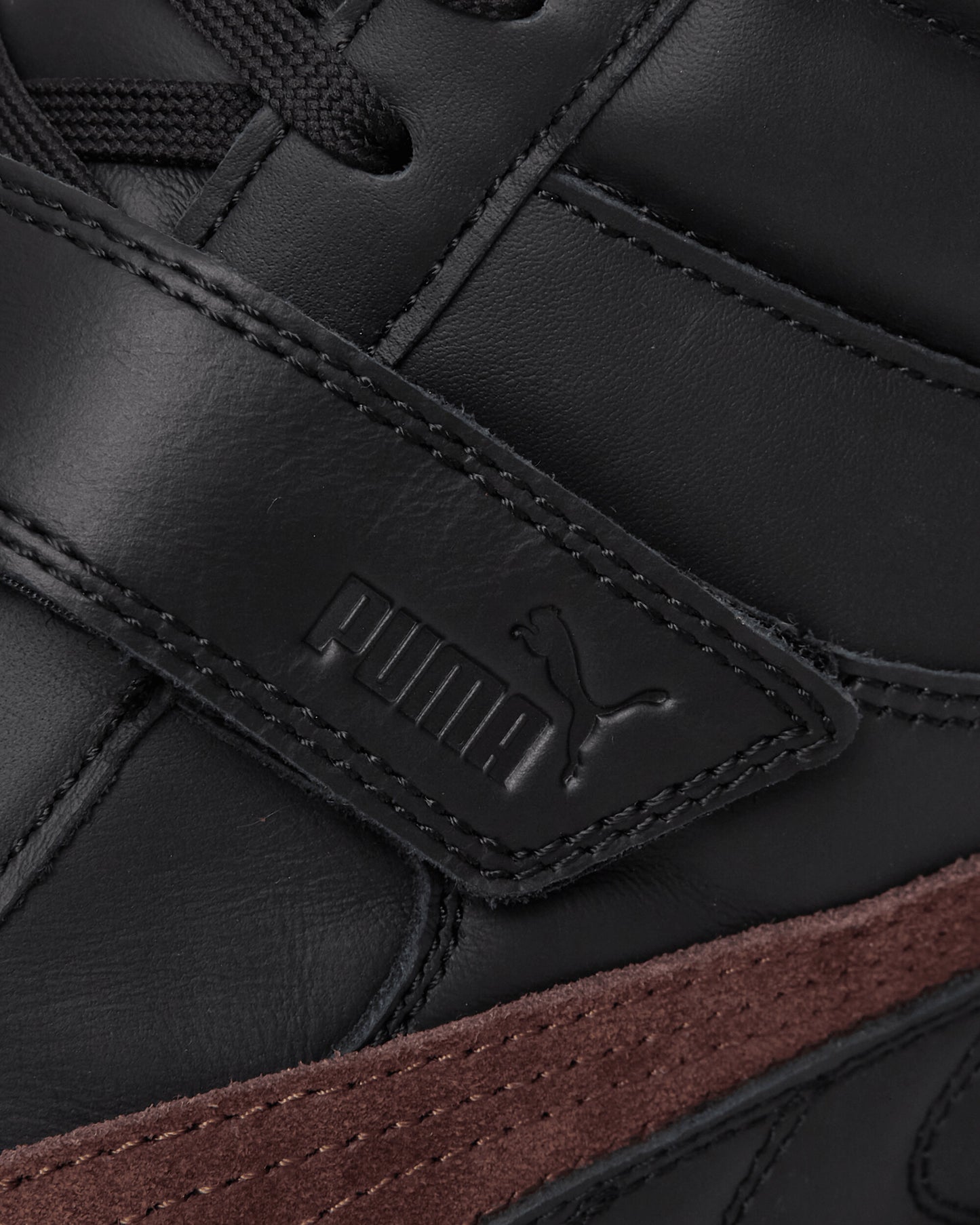 Puma Wmns Speedcat Wedge Lth Wns Black/Chocolate Brown Sneakers Low 408120-02