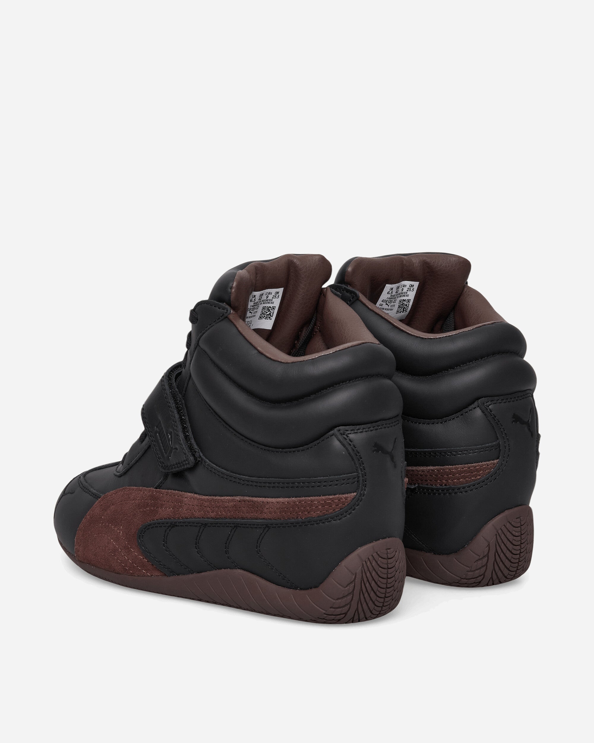 Puma Wmns Speedcat Wedge Lth Wns Black/Chocolate Brown Sneakers Low 408120-02